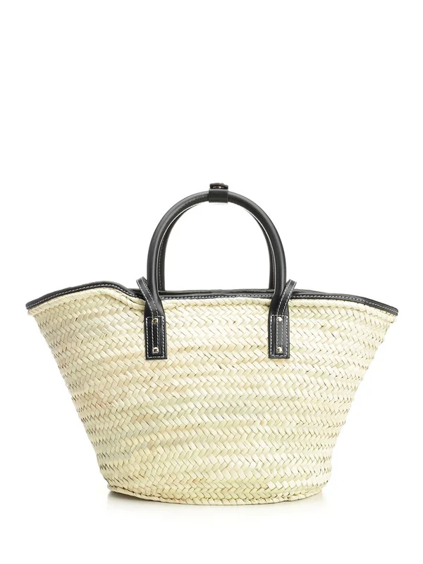 SOLI Basket Raffia Tote Bag - Image 3