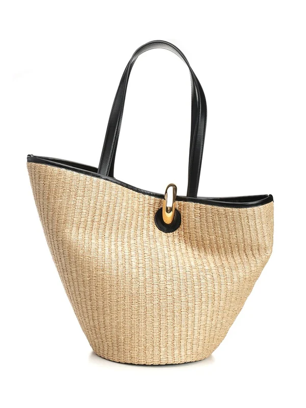 BAMBOLA Faux Raffia Tote Bag - Image 3