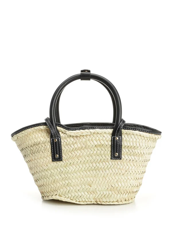 SOLI Small Raffia Tote Bag - Image 3