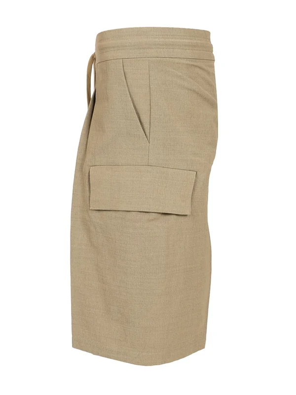 Drawstring Cargo Shorts - Image 3