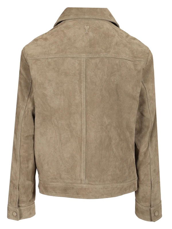 Suede Zip-up Jacket - Image 2