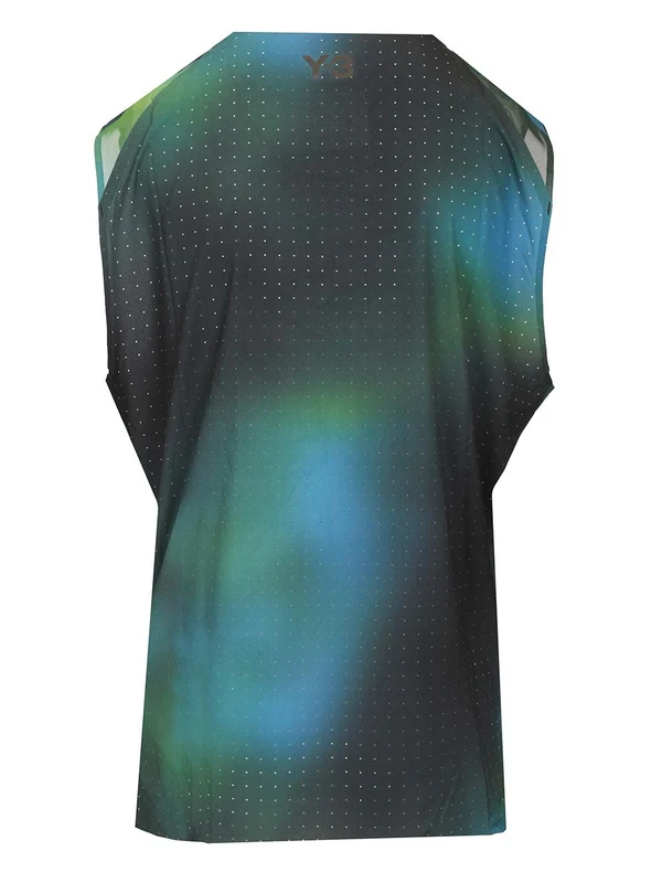 All-Over Printed Running Sleeveless Top - Image 2