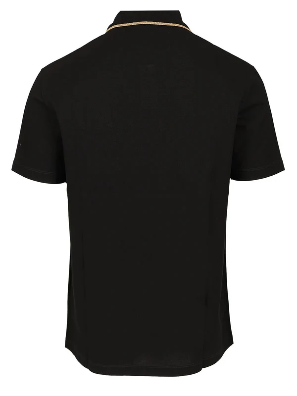 Collar Detail Cotton Polo Shirt - Image 2