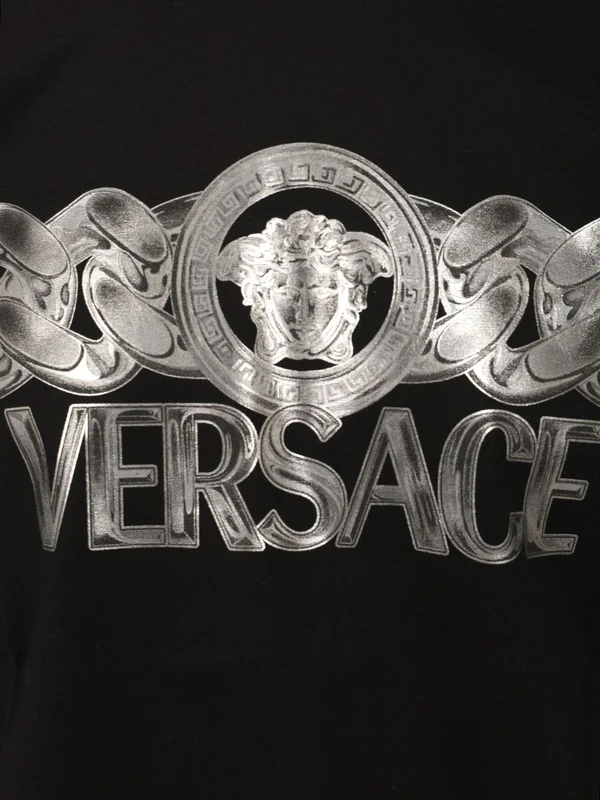 Medusa Chain Printed Compact Short-Sleeve T-shirt - Image 3