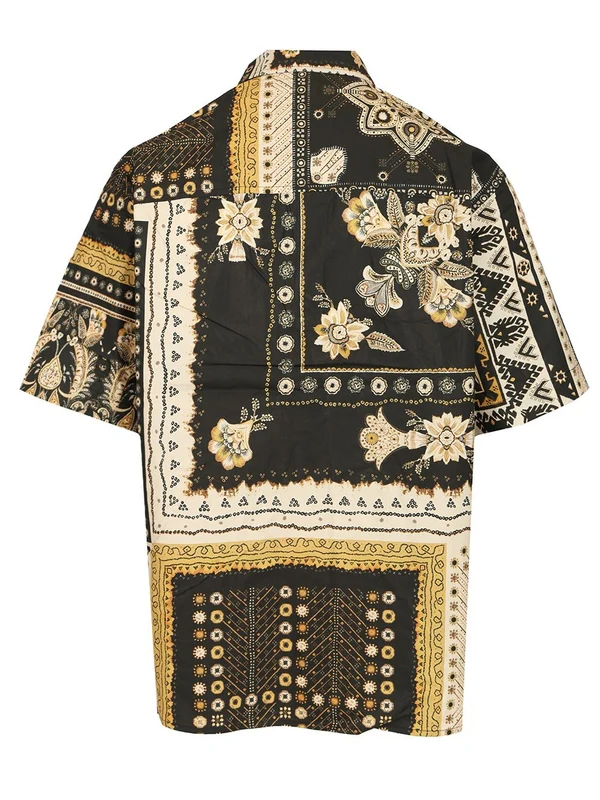 GARLONN Bandana Printed Short-Sleeve Shirt - Image 2
