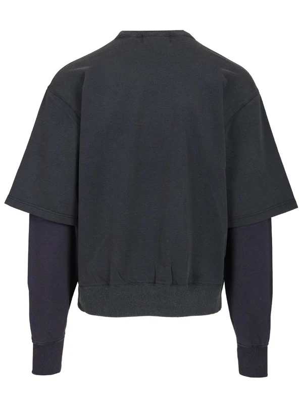 Layered Logo Printed Sweatshirt - Image 2