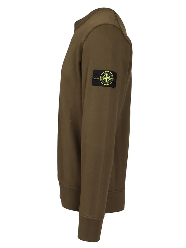 Wappen Patch Cotton Crewneck Sweater - Image 3