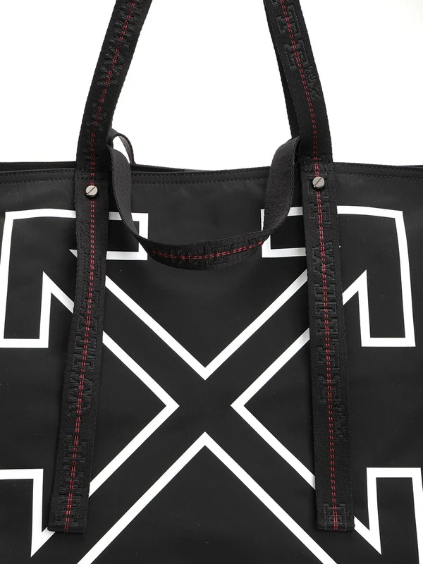 Arrow Logo Nylon Tote Bag - Image 5