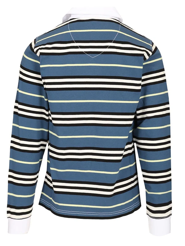 Striped Cotton Polo Shirt - Image 2