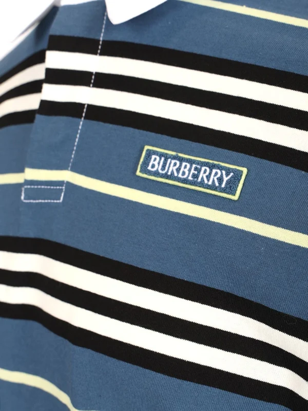 Striped Cotton Polo Shirt - Image 4