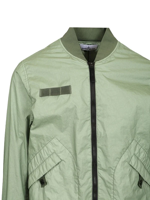 Wappen Patch Nylon Bomber Jacket - Image 3