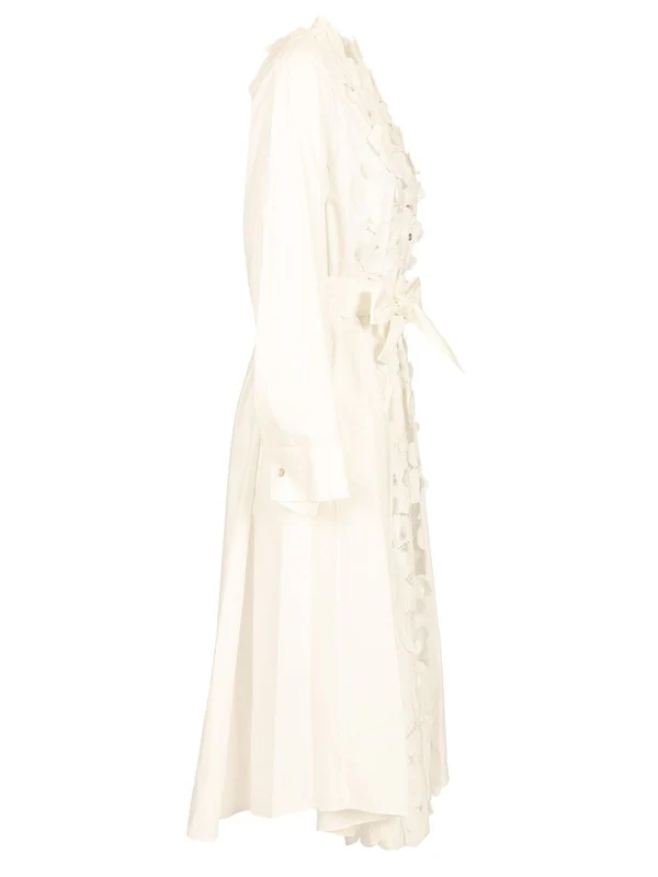 EN FLEUR Embroidery Cotton Dress - Image 3