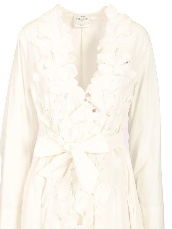 EN FLEUR Embroidery Cotton Dress - Image 4