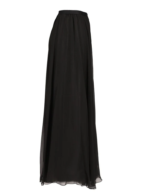 Chiffon Silk Long Skirt - Image 3