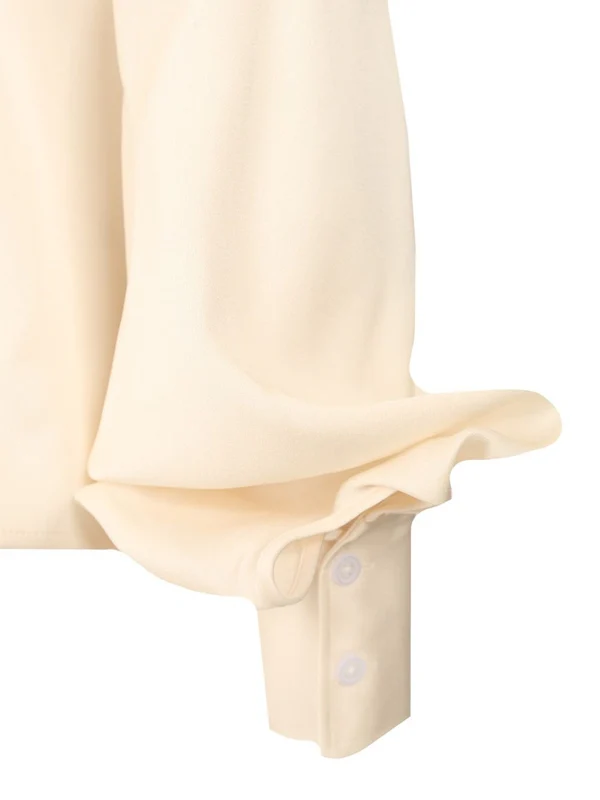 Stand Collar Drape Blouse - Image 5