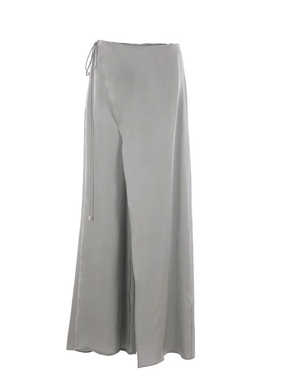 Wrap Detail Long Skirt - Image 2