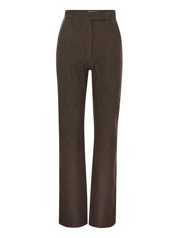 Straight Cotton Pants - Image 2
