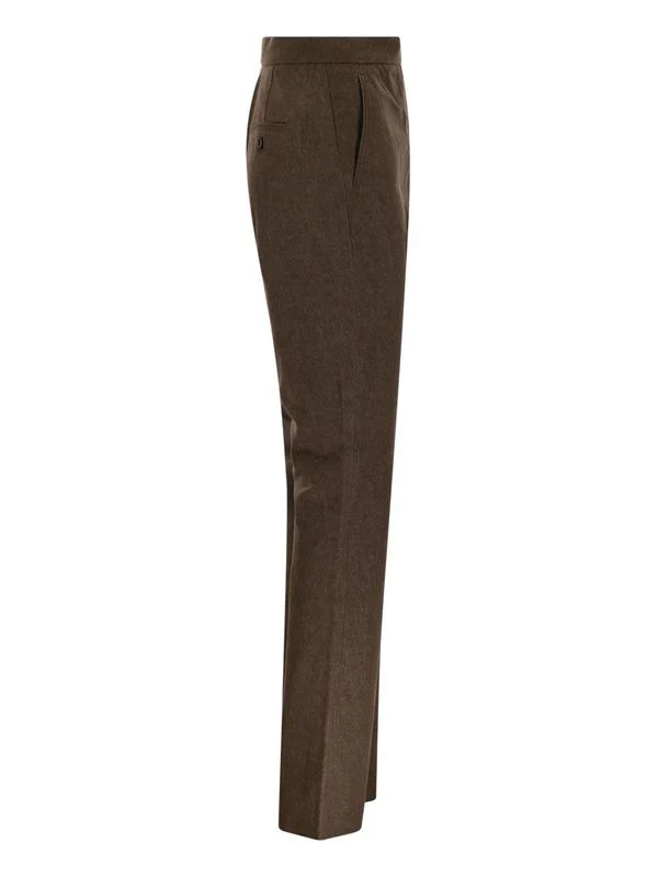Straight Cotton Pants - Image 3