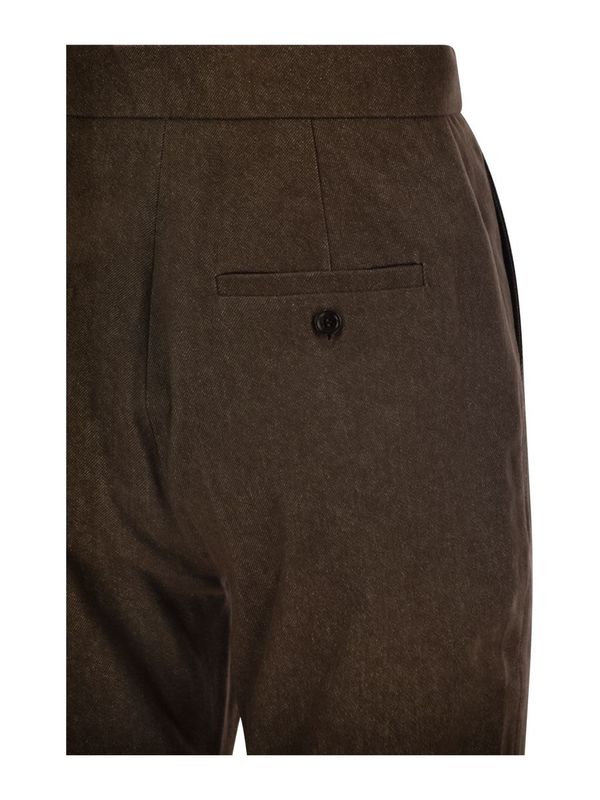 Straight Cotton Pants - Image 4