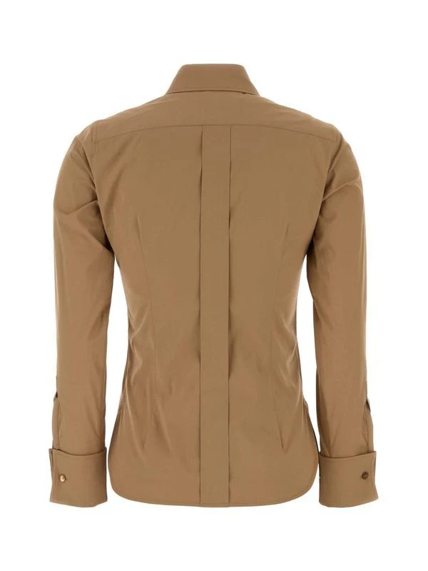 Logo Embroidery Cotton Shirt - Image 2