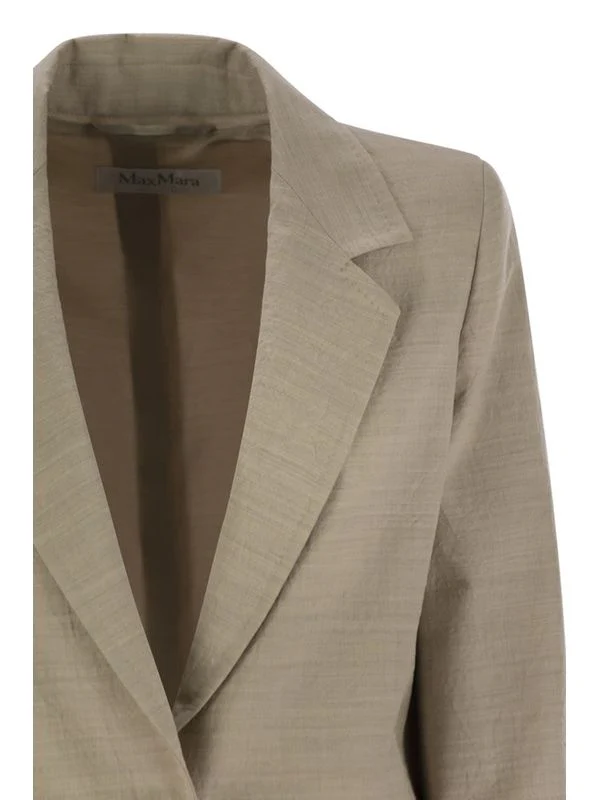 Acacia Wool Single Tailored Jacket - Image 4