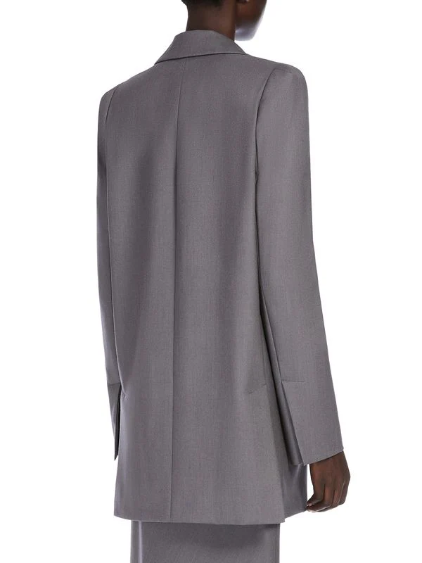 Single Wool Mohair Tailored Jacket - Image 3