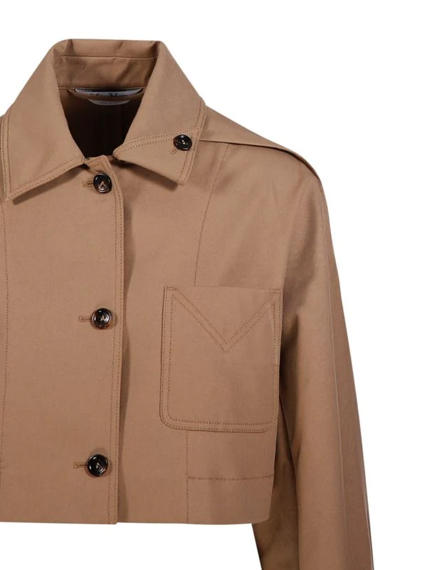 Smalto Crop Cotton Blend Jacket - Image 4