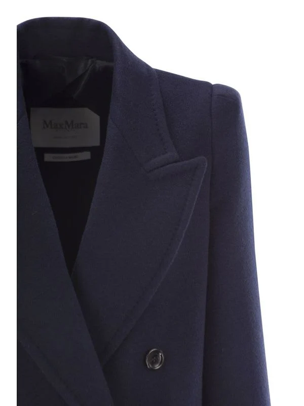Double Breasted Wool Cashmere Coat - Image 4