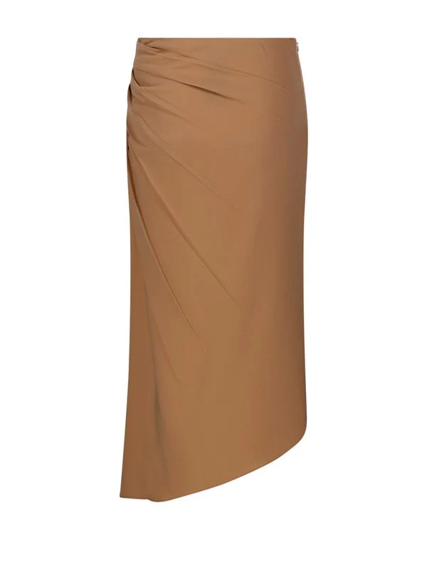 Gathering Detail Midi Skirt - Image 3