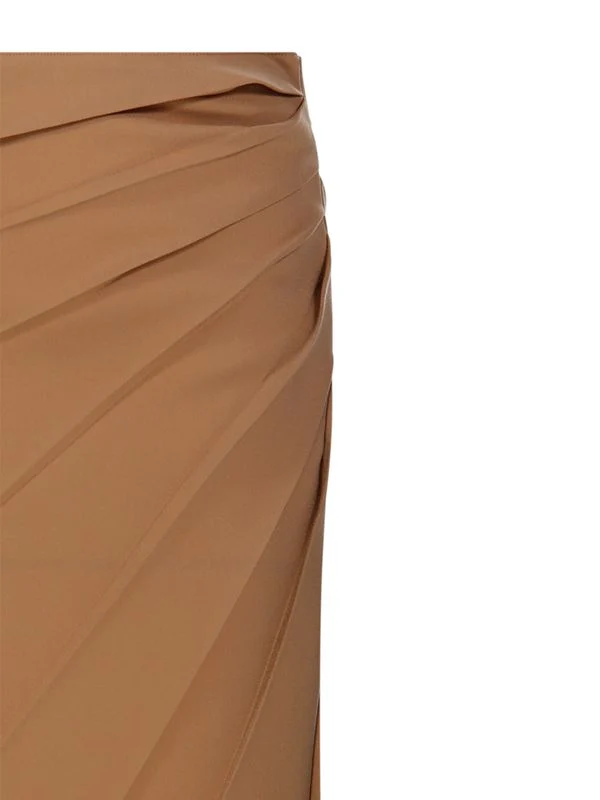 Gathering Detail Midi Skirt - Image 4