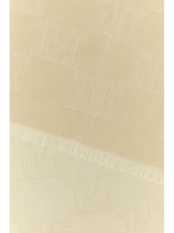 All-over Logo Silk Fringe Scarf - Image 2