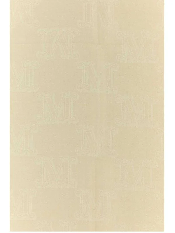 All-over Logo Silk Fringe Scarf - Image 3