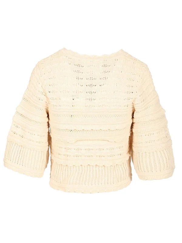 Azelia Cotton Knit Blouse - Image 2