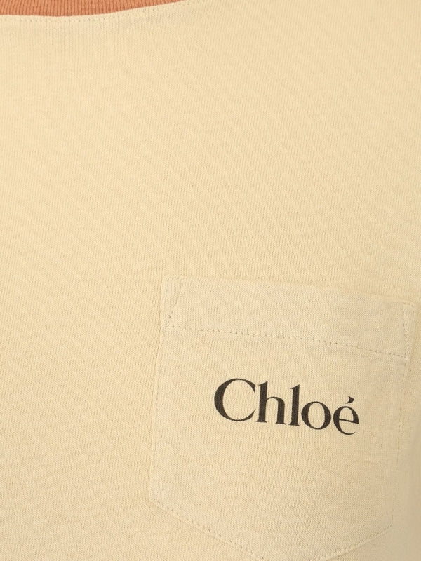 Chest Logo Cotton Short-sleeve T-shirt - Image 3