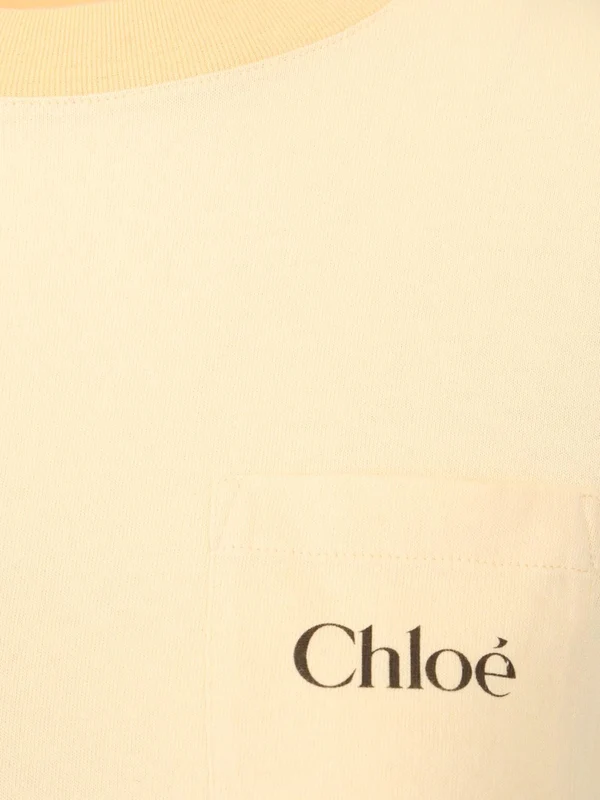 Chest Logo Cotton Short-sleeve T-shirt - Image 3