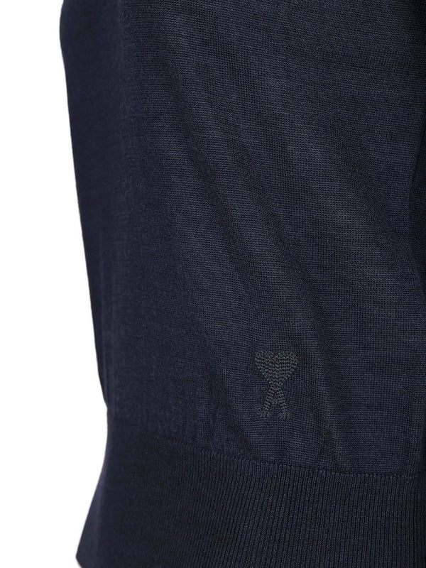 Wool Silk Tonal Polo Shirt - Image 4
