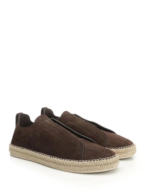 Triple Stitch Suede Espadrilles - Image 2