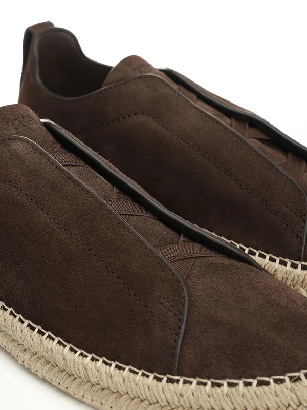 Triple Stitch Suede Espadrilles - Image 6