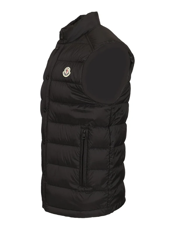 Barthe Logo Patch Padded Vest - Image 3