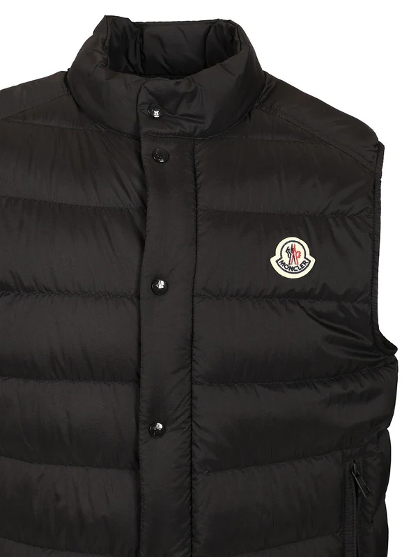 Barthe Logo Patch Padded Vest - Image 4