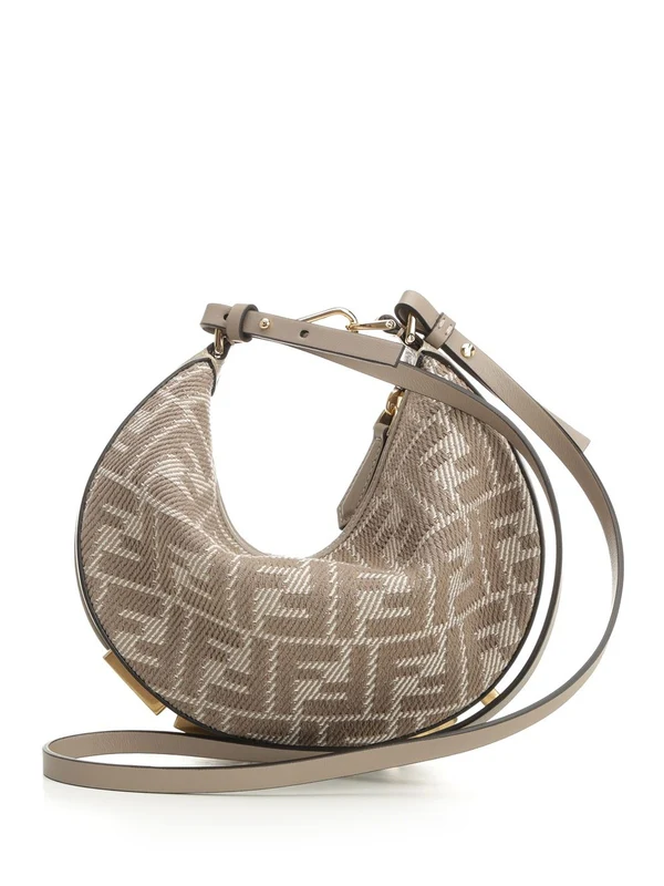 Fendigraphy Mini Hobo Shoulder Bag - Image 3