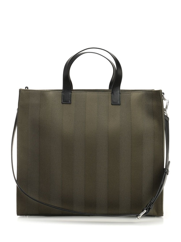 FF Jacquard Large Shopper Tote Bag - Image 3