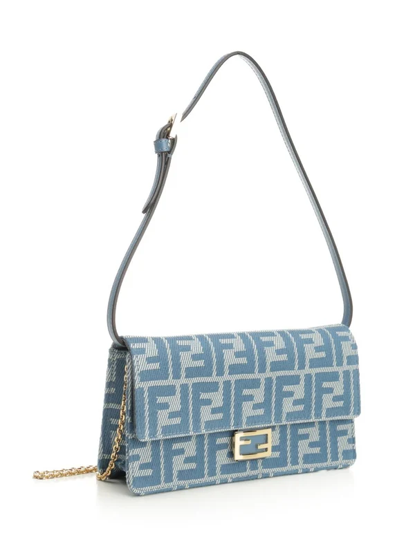 Baguette Wallet Chain Crossbody Bag - Image 2