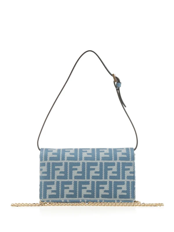 Baguette Wallet Chain Crossbody Bag - Image 3