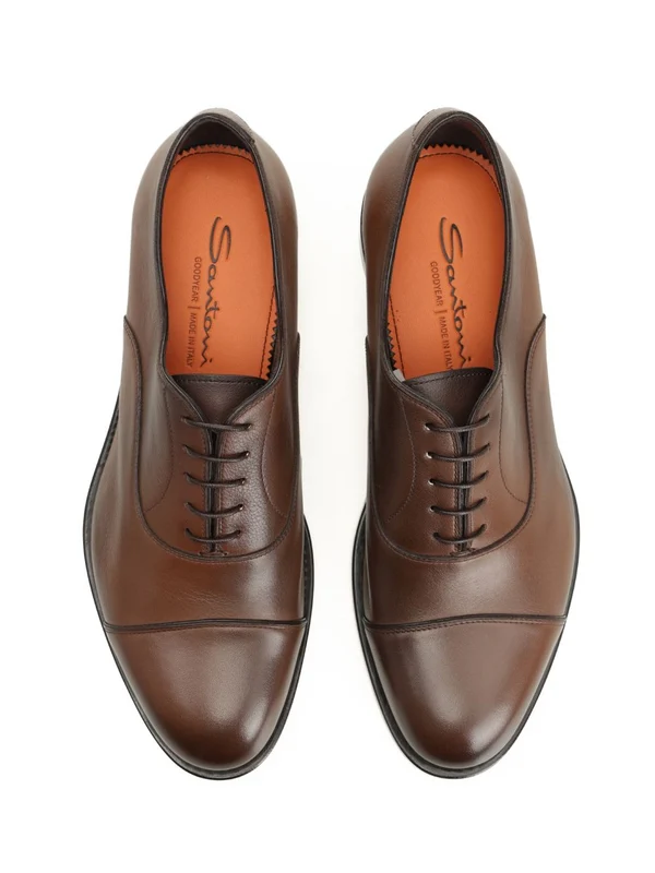 Oxford Leather Lace-up Shoes - Image 6