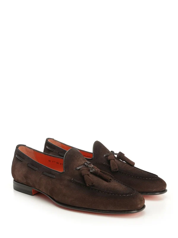 Tassel Suede Loafers - Image 2