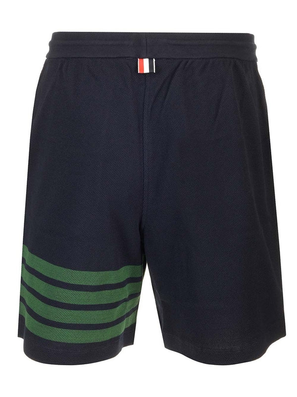 Diagonal Stripe Classic Sweat Shorts - Image 2