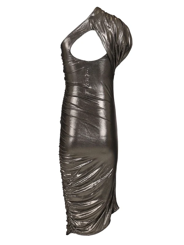 Amira Glossy Jersey Dress - Image 2