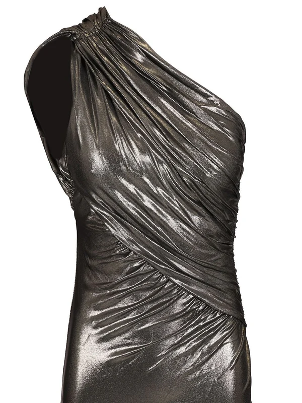 Amira Glossy Jersey Dress - Image 5