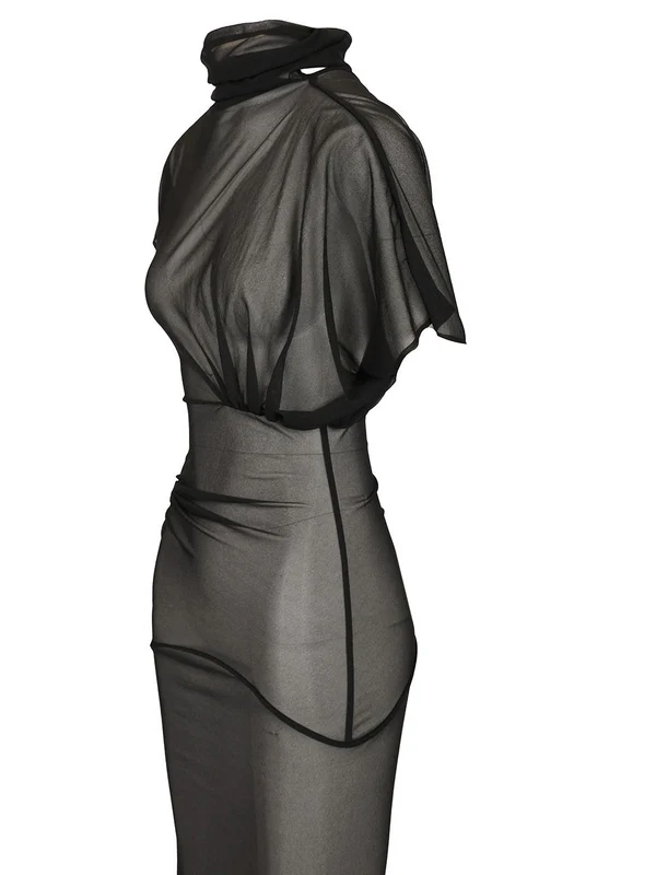 Lilith Asymmetric Long Dress - Image 3